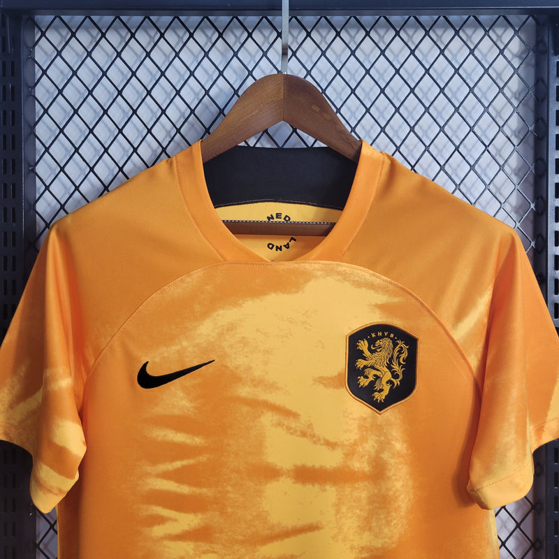 CAMISA DA SELEÇÃO DA HOLANDA 22/23 LARANJA - VELOP SPORTS